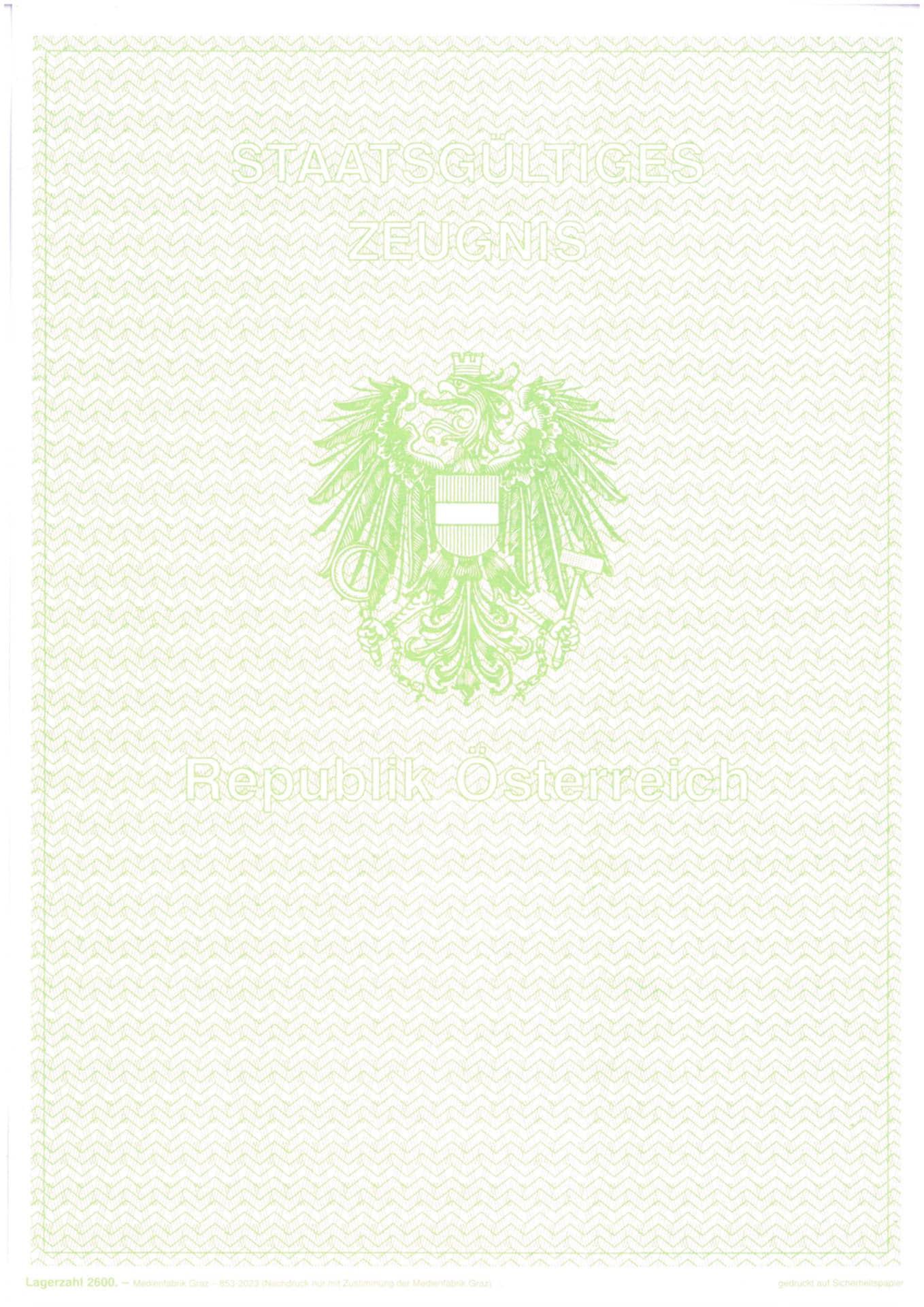 Schuldrucksorten und Dokumente